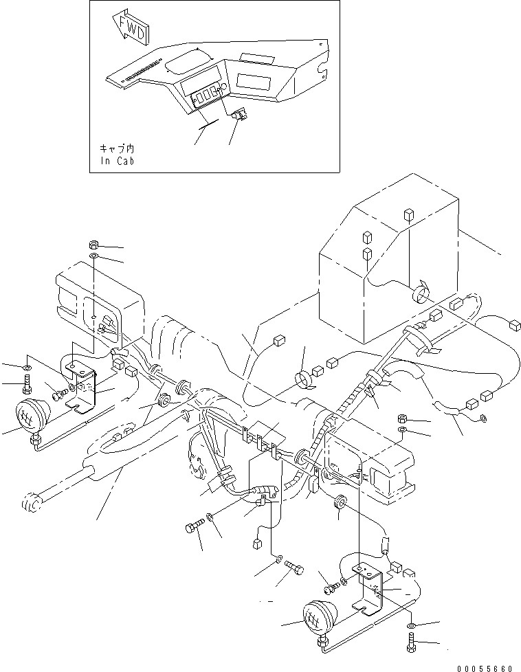 Жгут проводов 415-Z23-2121 KOMATSU