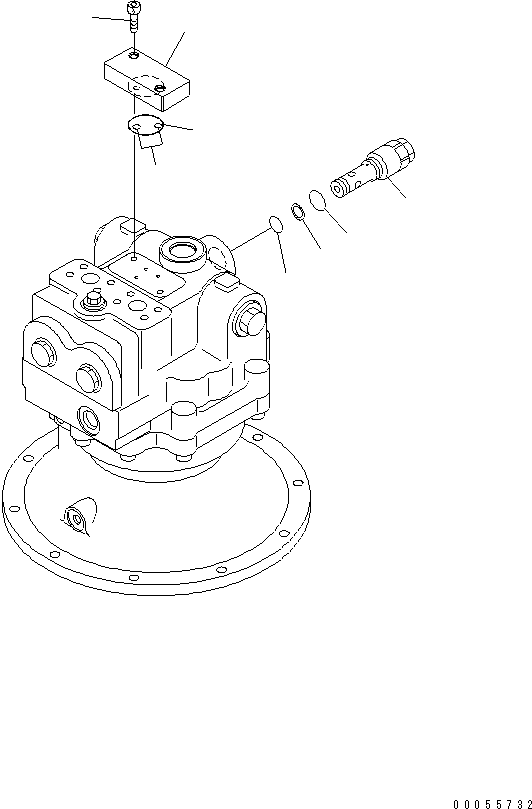Предохранительный клапан 702-77-02150 KOMATSU