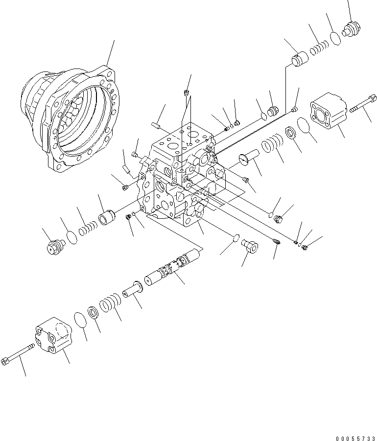 Электродвигатель 706-7L-01110 KOMATSU