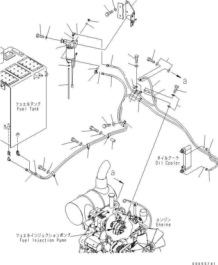 Шланг с торцевым уплотнением 02763-00338 KOMATSU