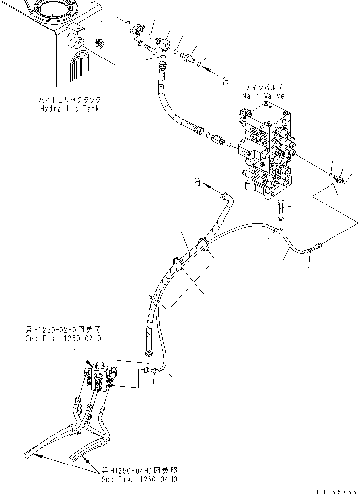 Шланг в сборе 21K-62-72542 KOMATSU
