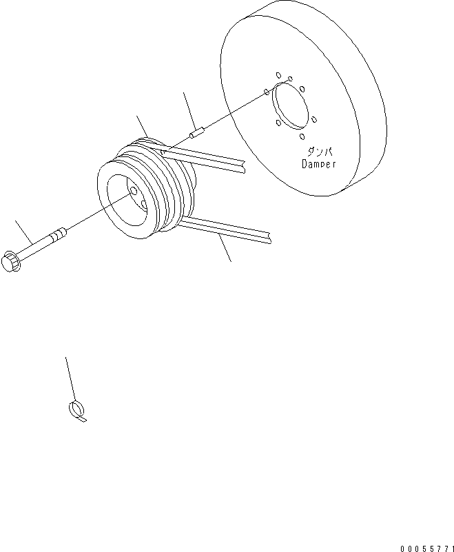PULLEY,NON HARDENING 6217-31-1420 KOMATSU