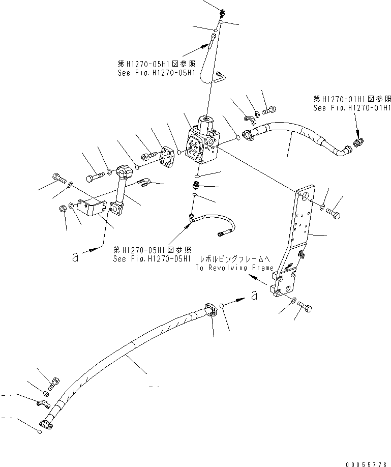 Шланг 21K-62-71641 KOMATSU