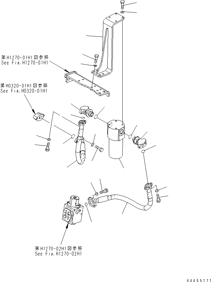 HOSE, 900MM 21K-62-71650 KOMATSU