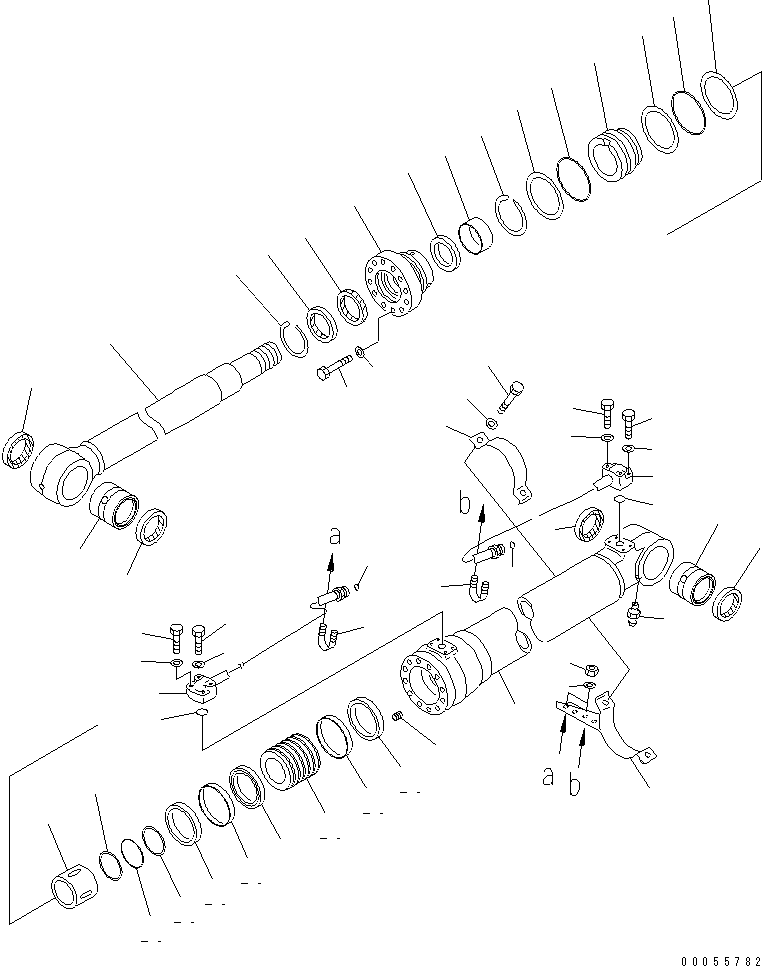 CYLINDER, ASSEMBLY 707-E1-02550 KOMATSU