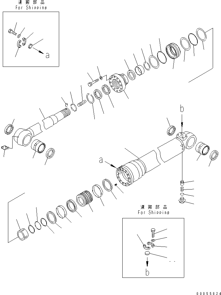 Группа цилиндра (\8\707-01-0X282) KOMATSU