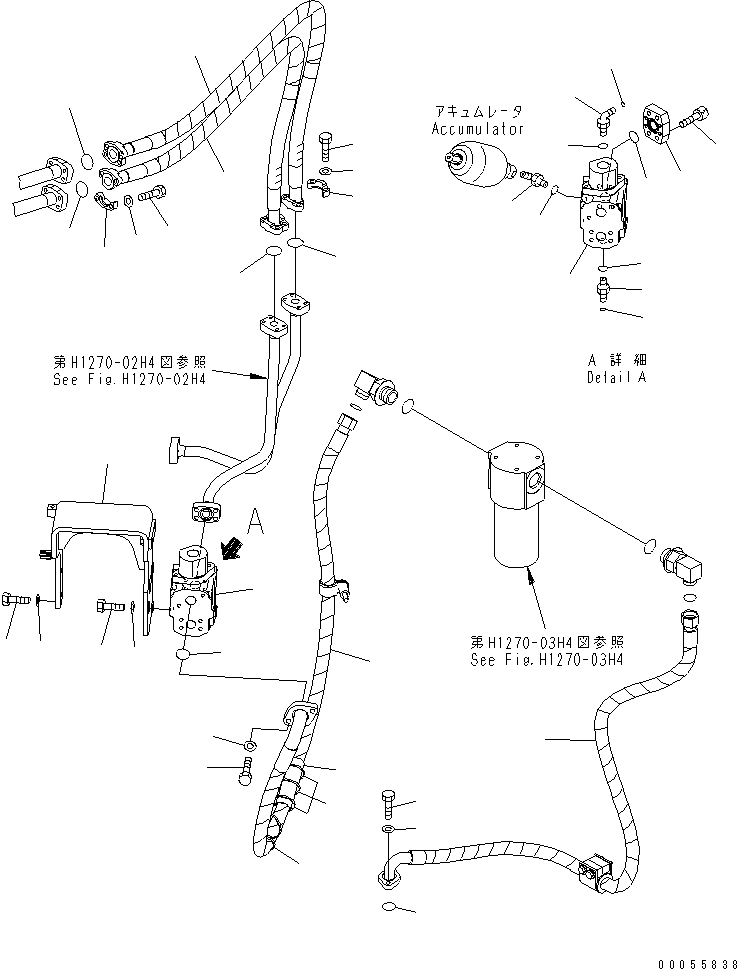 Шланг 22U-62-28562 KOMATSU