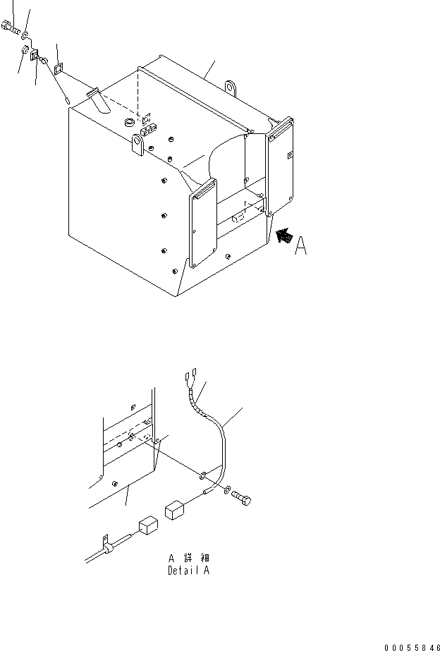 Топливный бак 561-99-64372 KOMATSU