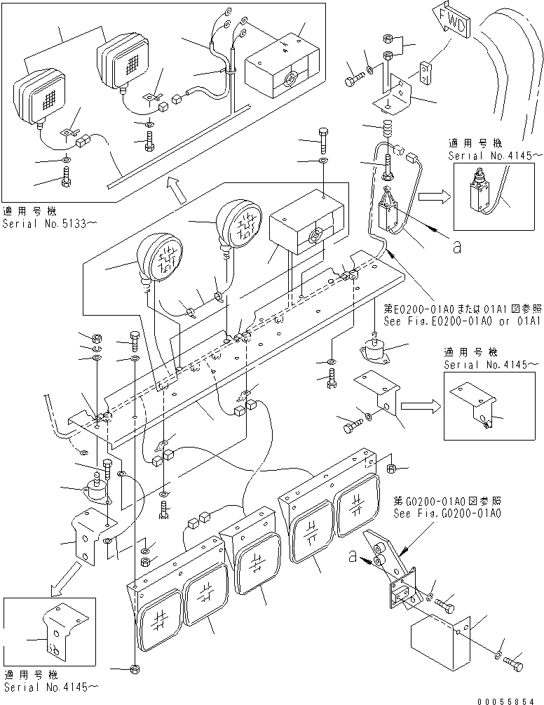 Кабель 581-06-11340 KOMATSU