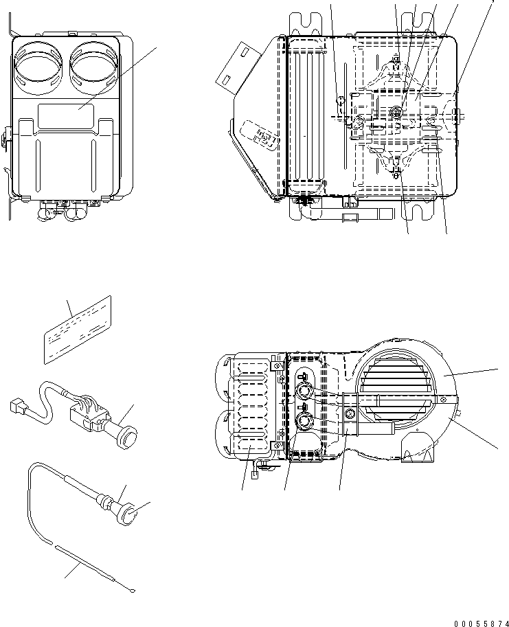 Кабель ND017740-7191 KOMATSU