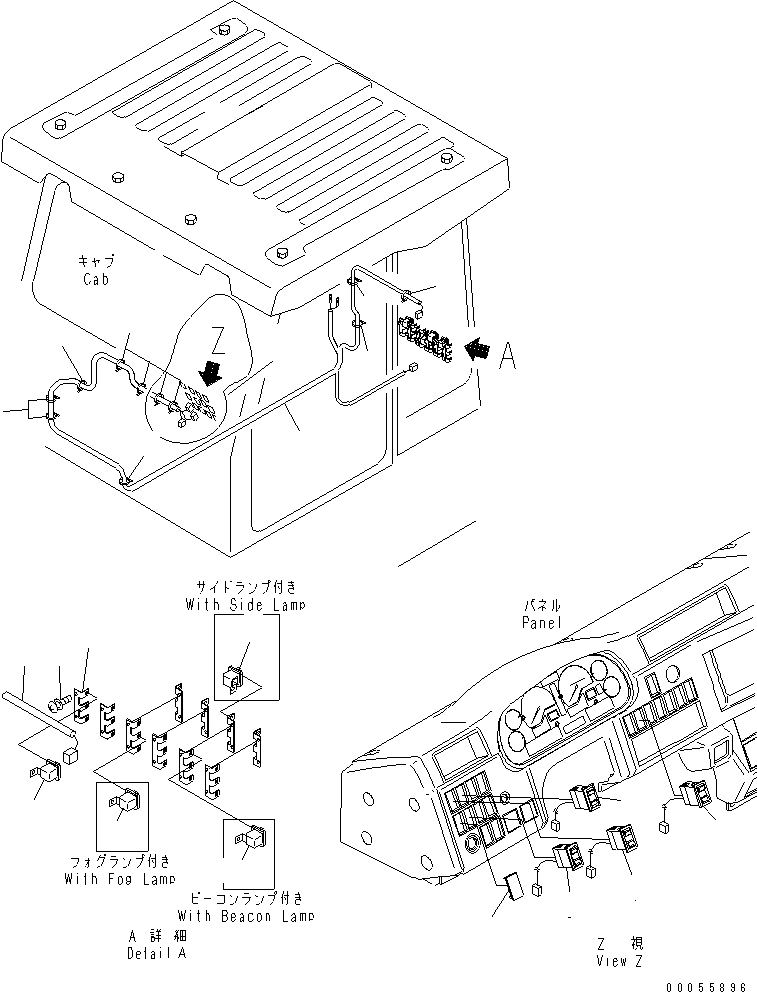 Жгут проводов 56D-06-17510 KOMATSU