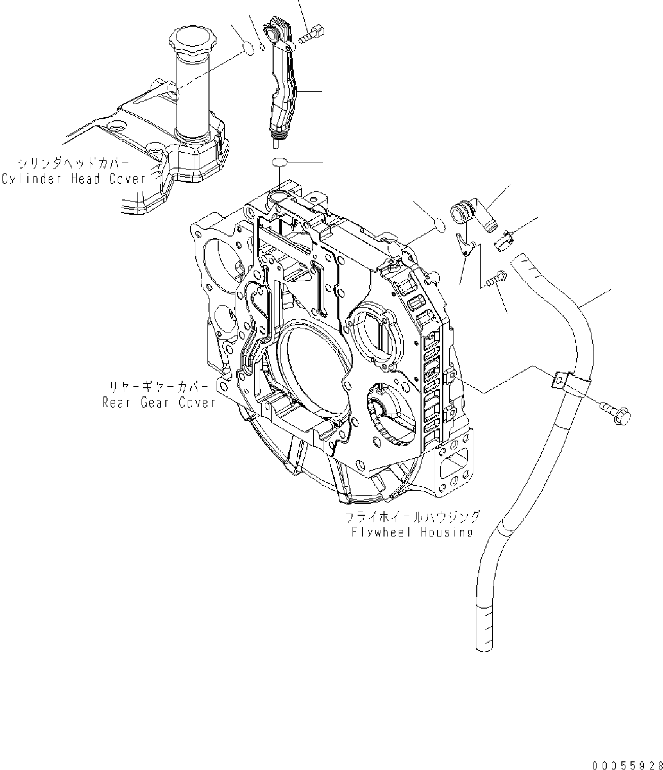 Уплотнительное кольцо круглого сечения CU145530 KOMATSU