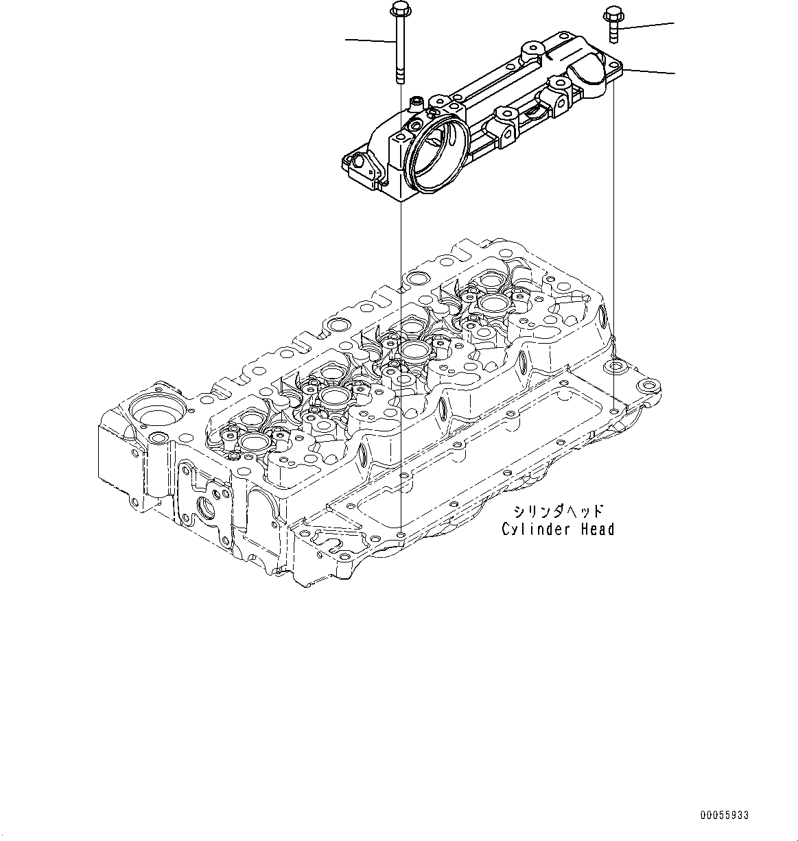 Распределительный коллектор 6751-11-4231 KOMATSU