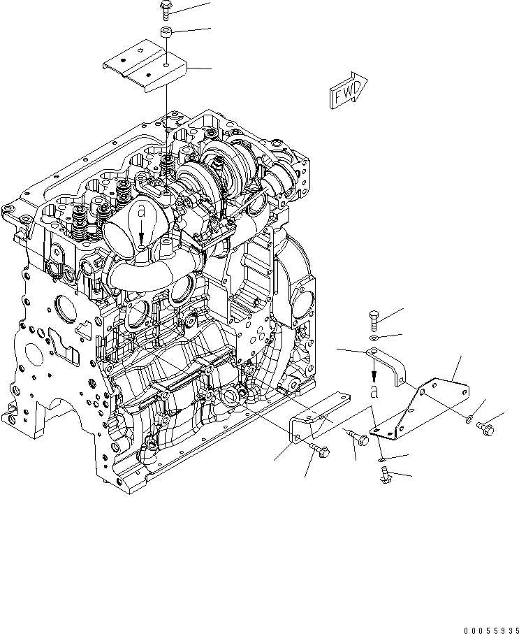 Крышка 6732-81-8451 KOMATSU