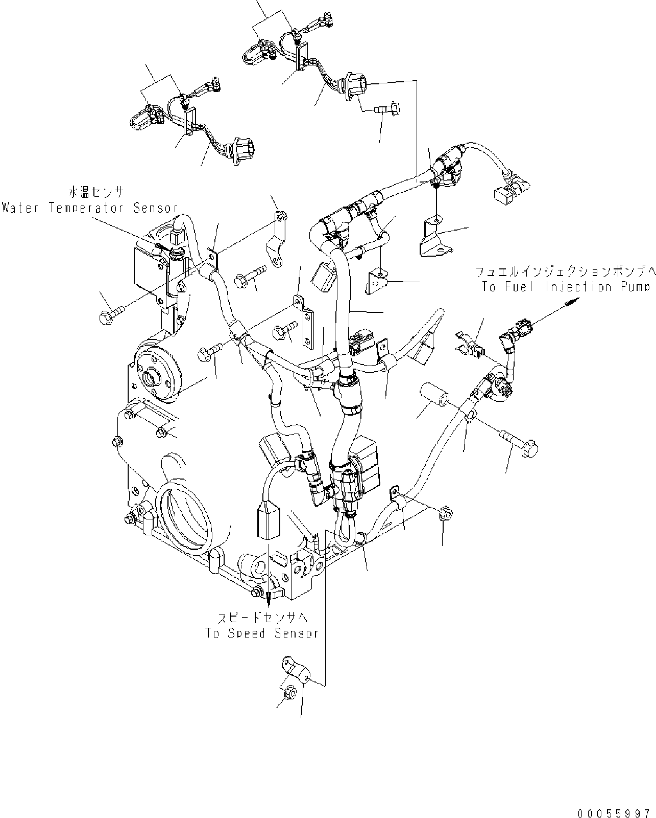 Жгут проводов CU4938672 KOMATSU