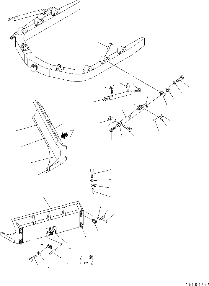 Палец 09255-02215 KOMATSU