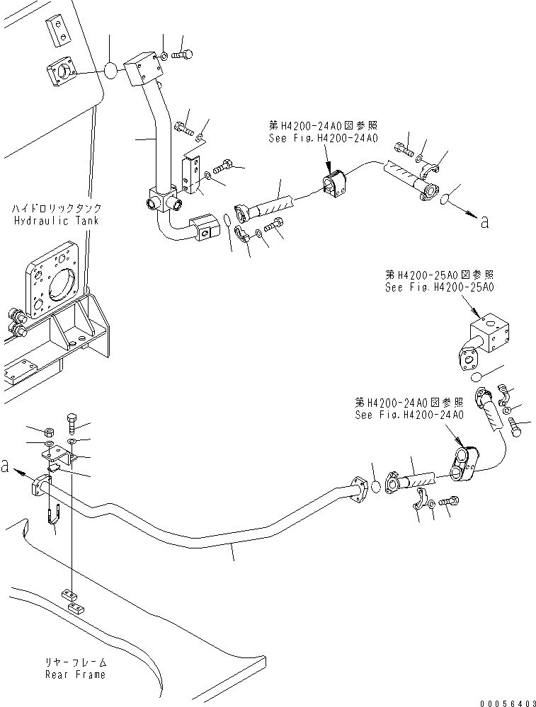 Трубка 427-62-25871 KOMATSU