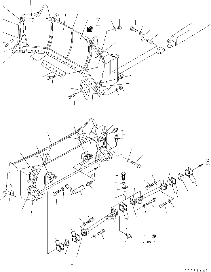 U-BLADE ASS'Y 175-72-42120 KOMATSU