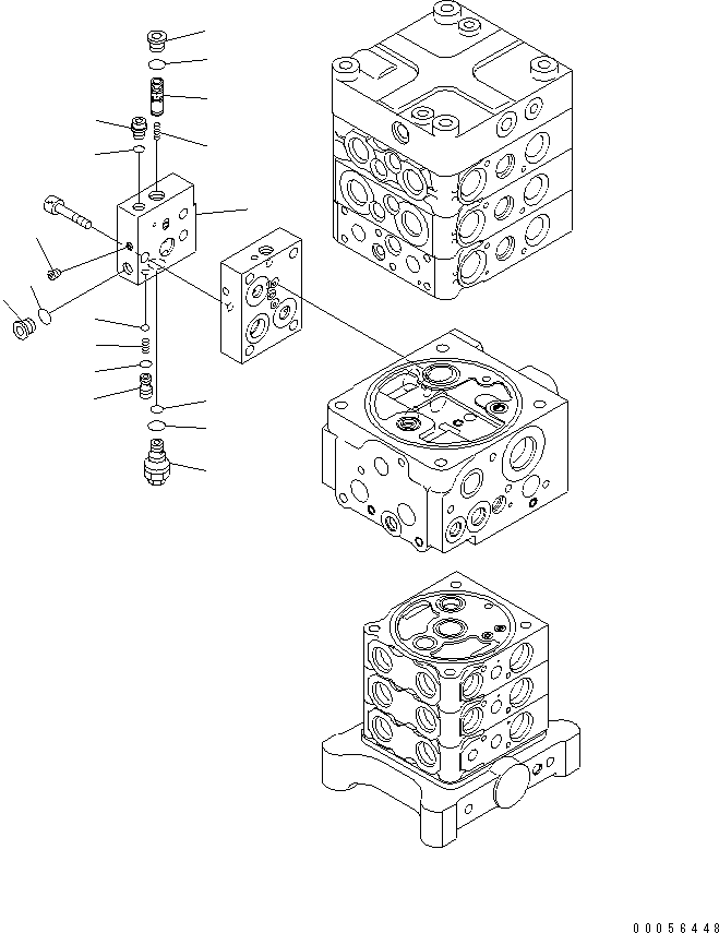 Клапан в сборе 723-50-62300 KOMATSU