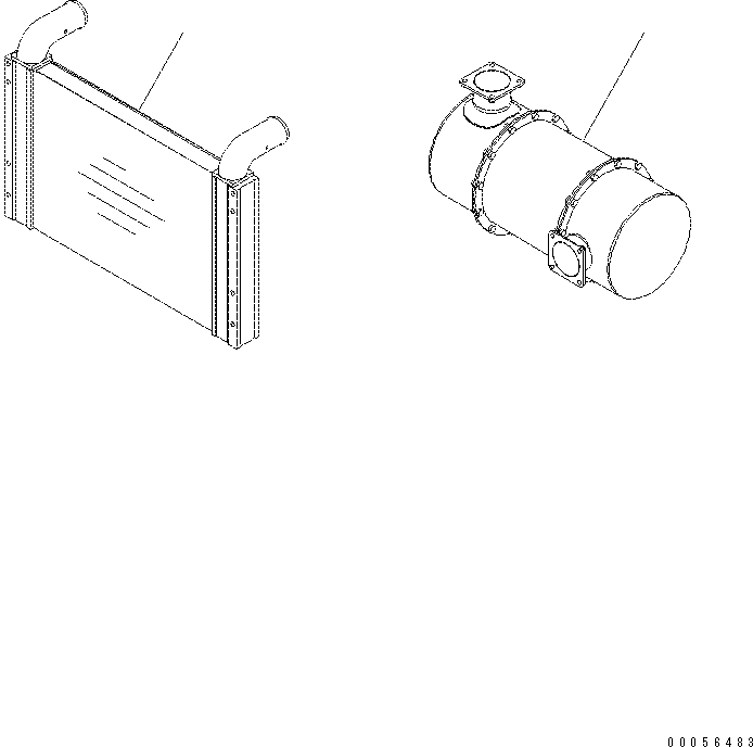 MUFFLER ASS'Y (6155-11-5720) KOMATSU
