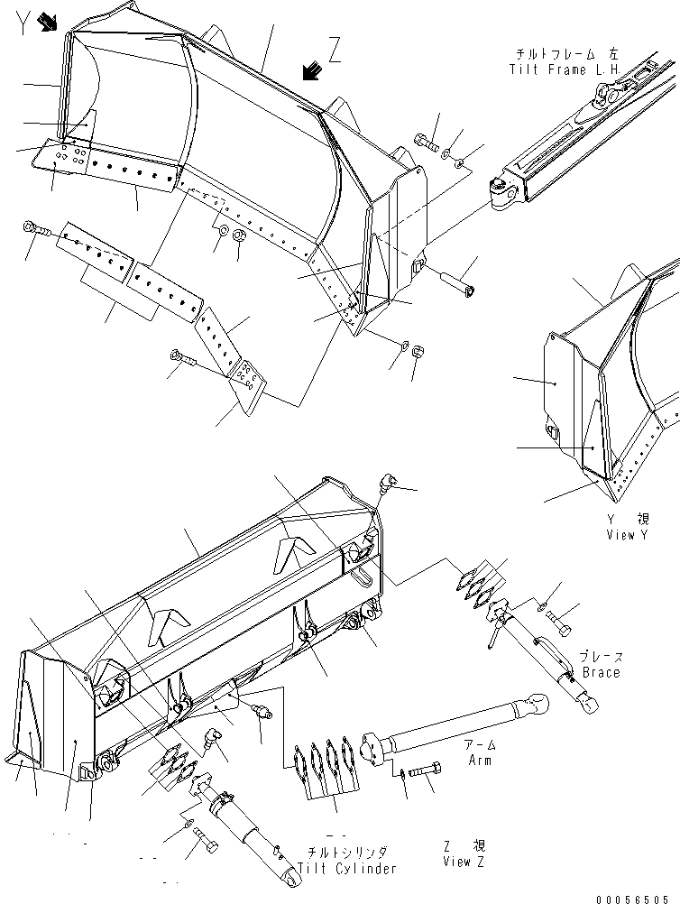 Пластина сварная 17A-72-41F40 KOMATSU