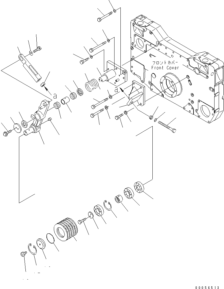 Lever, Tension 6219-61-4740 KOMATSU