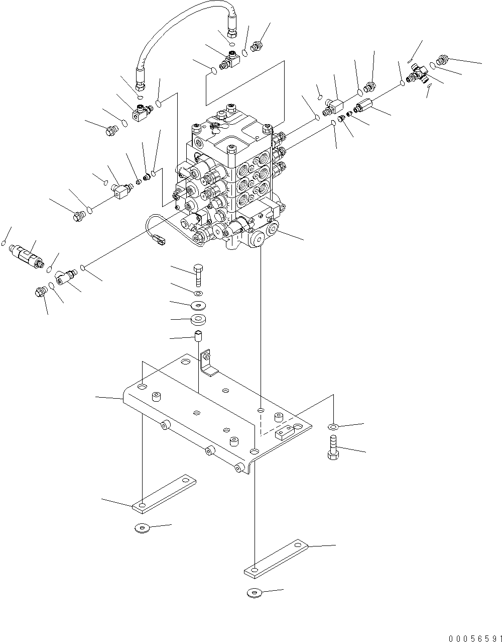 Управляющий клапан \0\723-54-16401 KOMATSU
