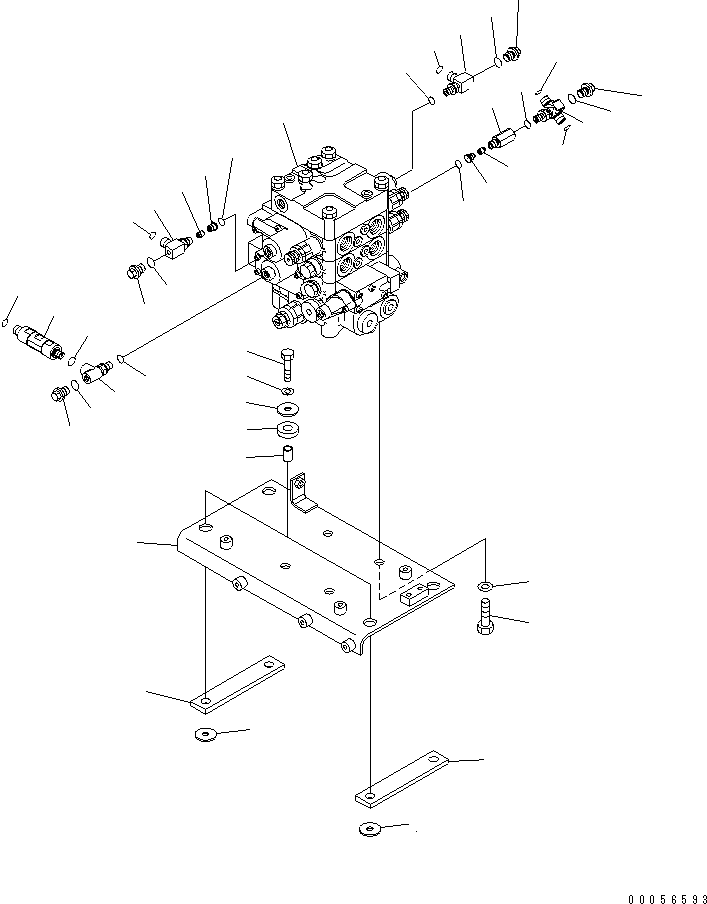 Управляющий клапан \0\723-53-16301 KOMATSU