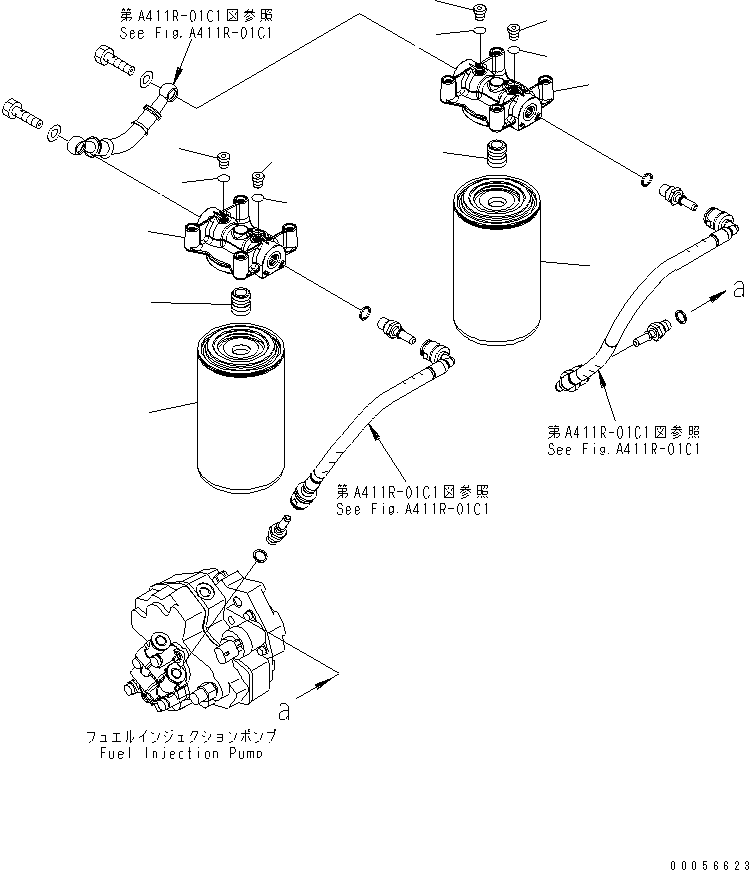 Фильтр в сборе 6754-71-6400 KOMATSU