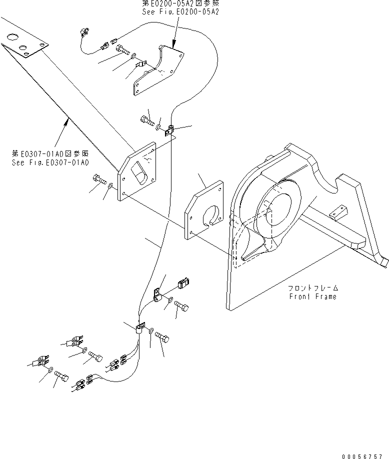 Жгут проводов 427-06-25542 KOMATSU
