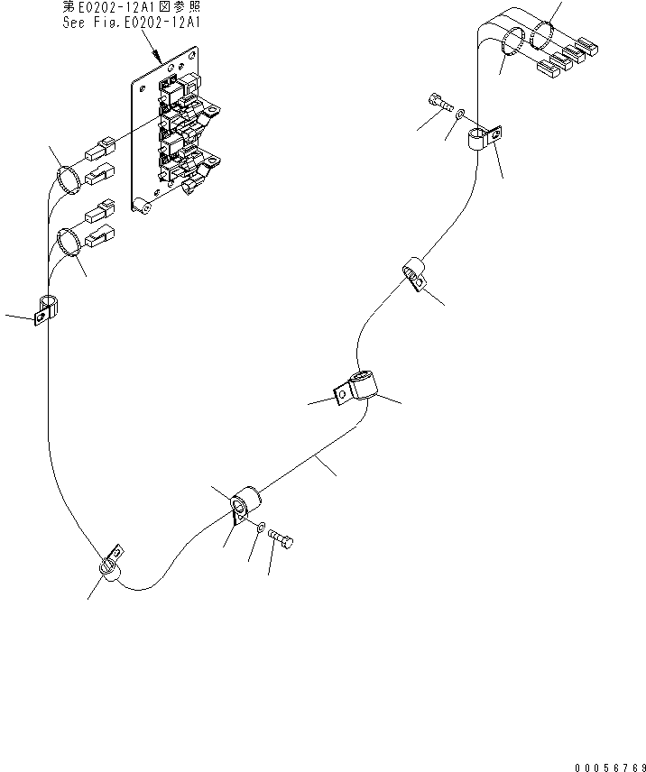 Жгут проводов 427-06-25462 KOMATSU