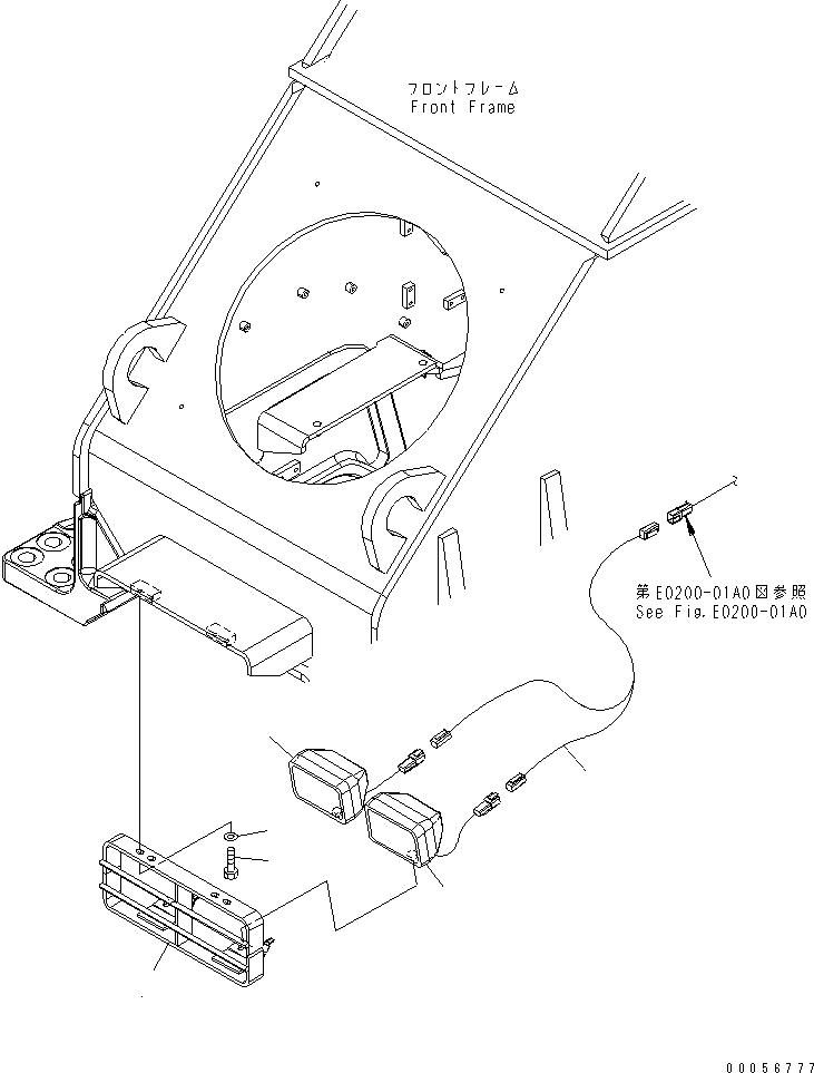 Жгут проводов 427-06-25261 KOMATSU