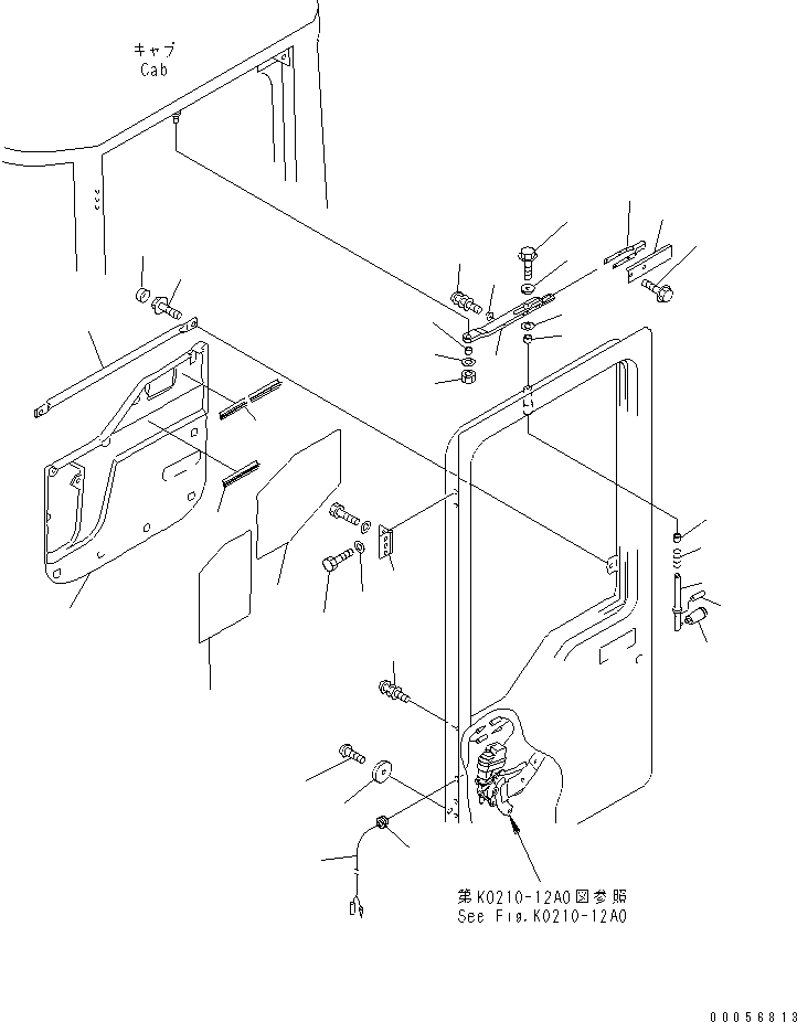 PAD,L.H. 421-56-21430 KOMATSU
