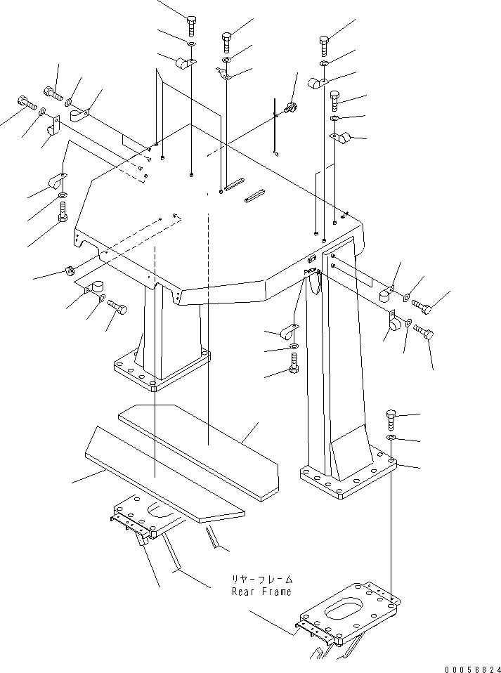 ROPS CANOPY 427-921-2291 KOMATSU