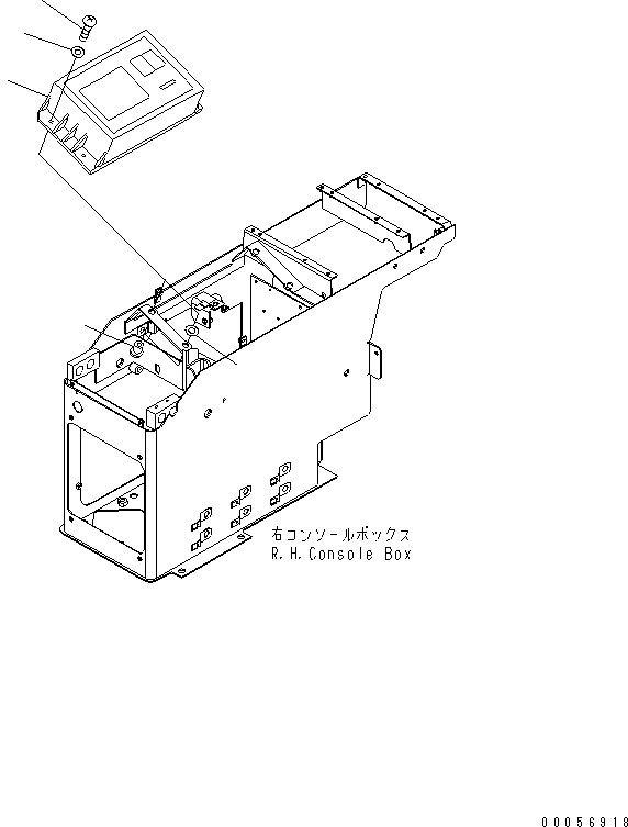 MONITOR ASS'Y,SUB (7823-56-6001) KOMATSU