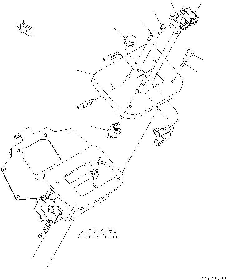 Крышка 427-06-21140 KOMATSU