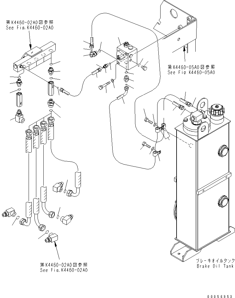 Ниппель 21N-64-3676A KOMATSU
