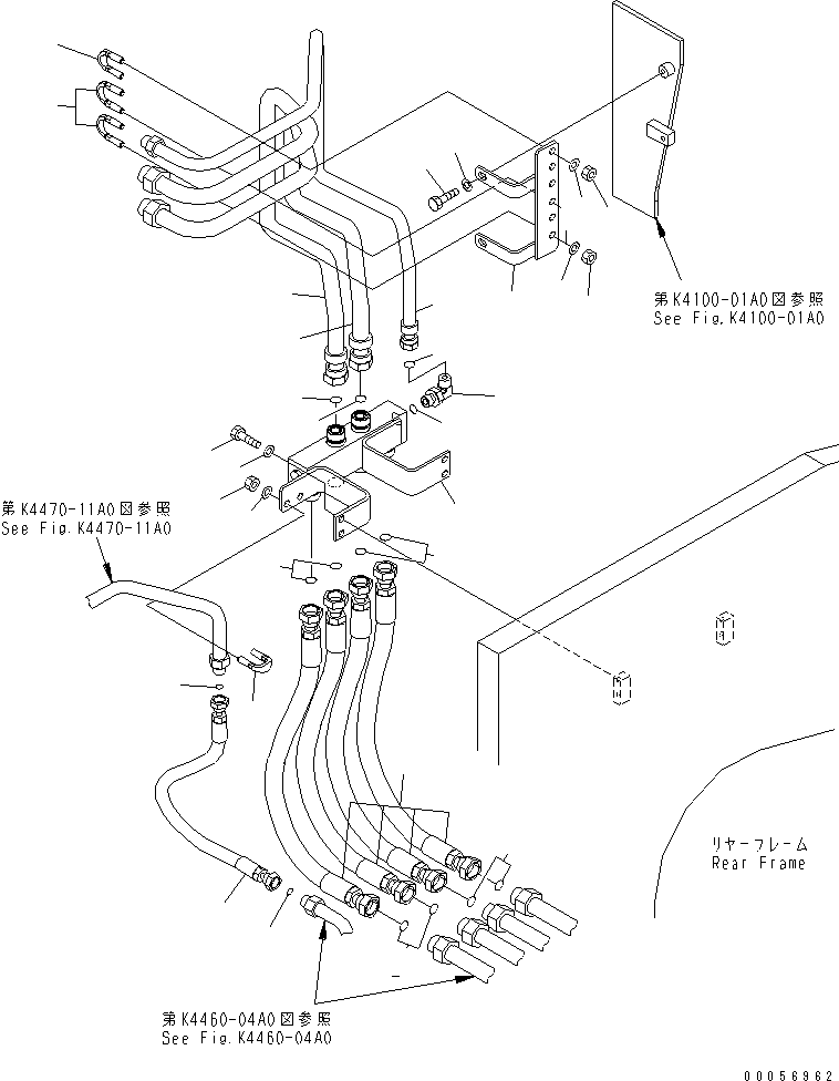 Трубка 427-43-28740 KOMATSU