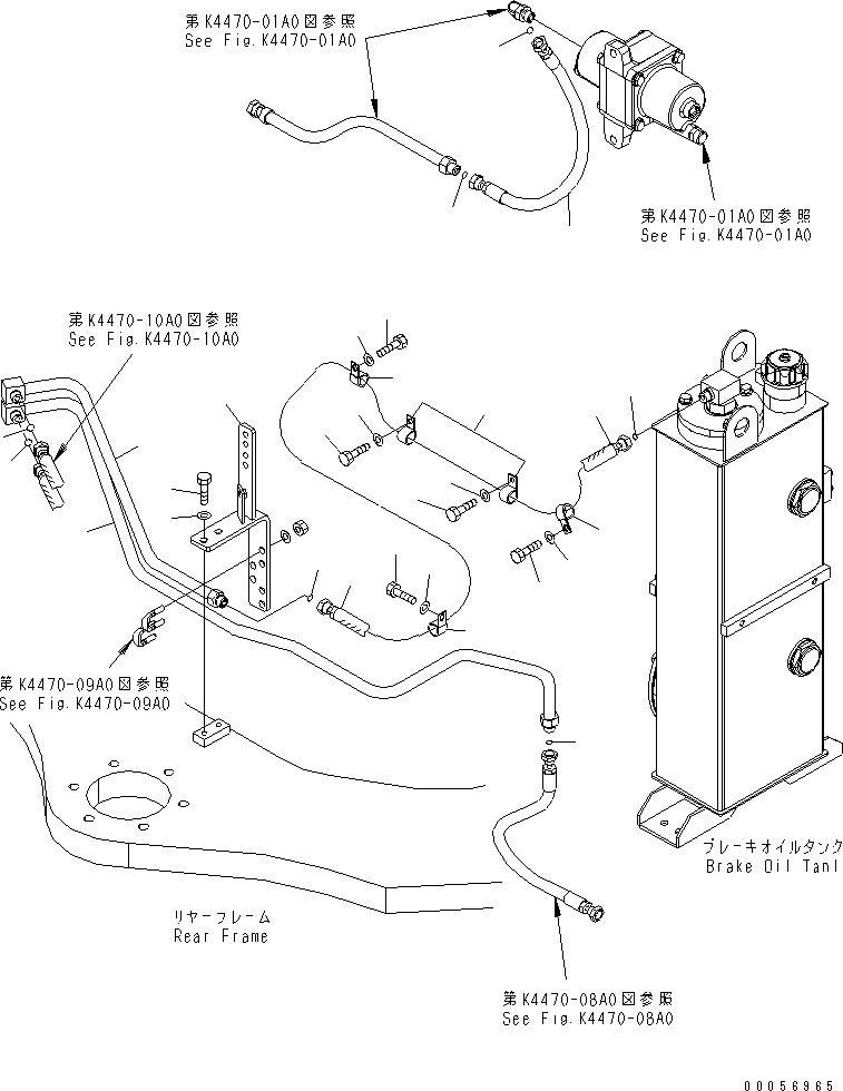 Трубка 427-43-28870 KOMATSU