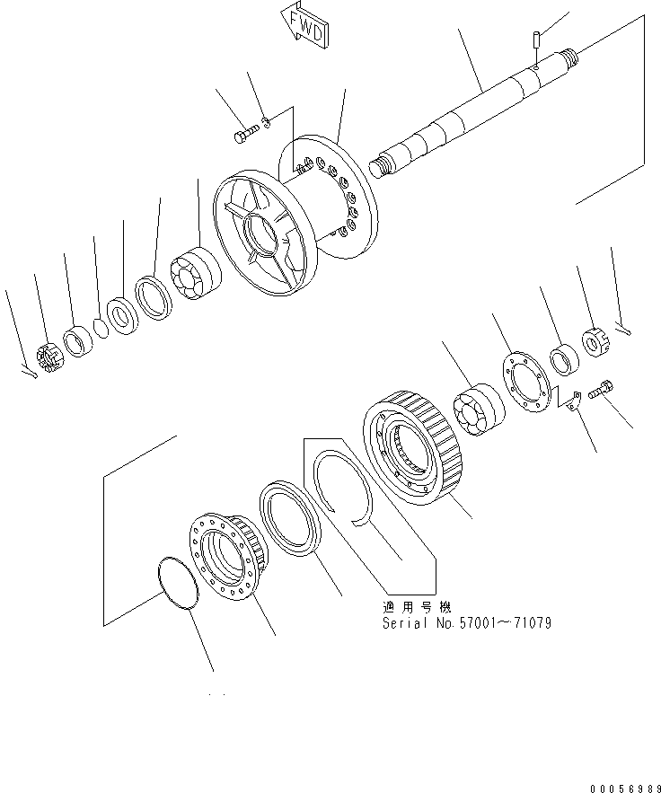 Упорное кольцо 175-916-1670 KOMATSU