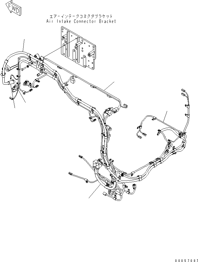 Жгут проводов 6245-81-5380 KOMATSU
