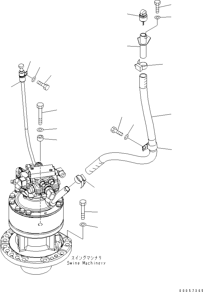 Шланг 07286-02692 KOMATSU