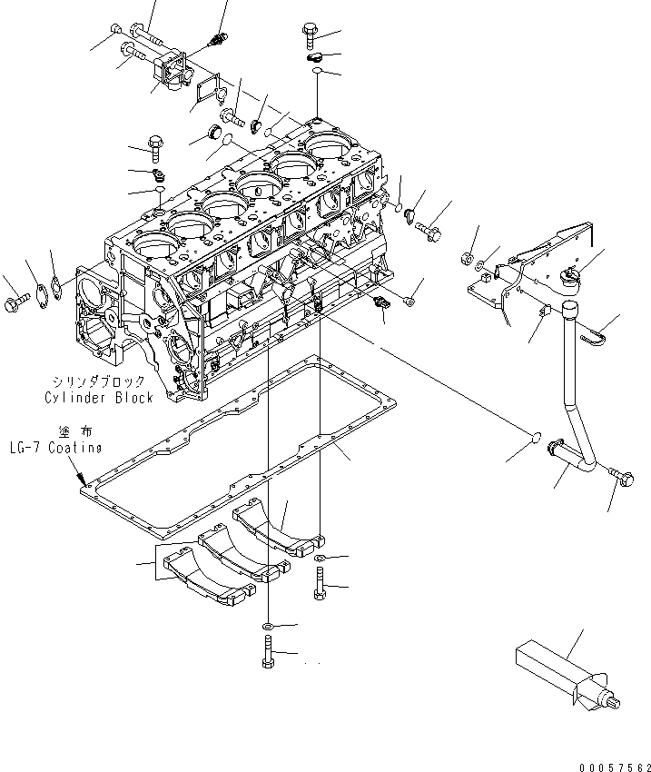 FILLER,OIL 6261-21-7150 KOMATSU