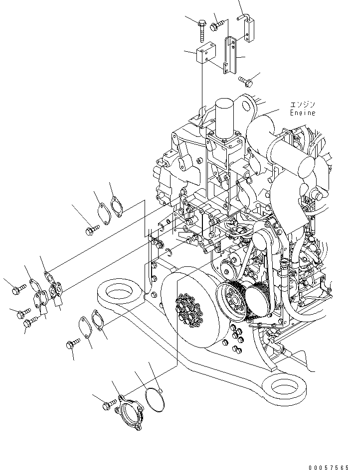 Пластина 6933-21-5970 KOMATSU
