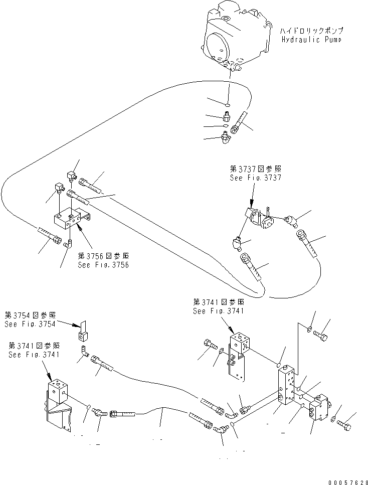 Шланг 07102-21028 KOMATSU