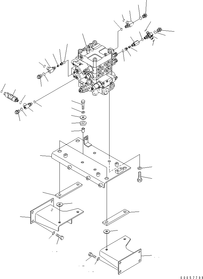 CONTROL VALVE,(SEE FIG. Y1663-11A0) (\0\723-53-16301) KOMATSU