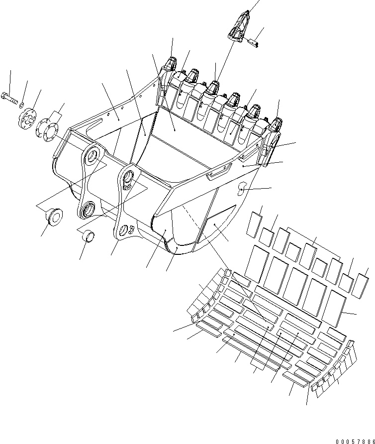 Adapter, Welded 21N-70-41241 KOMATSU