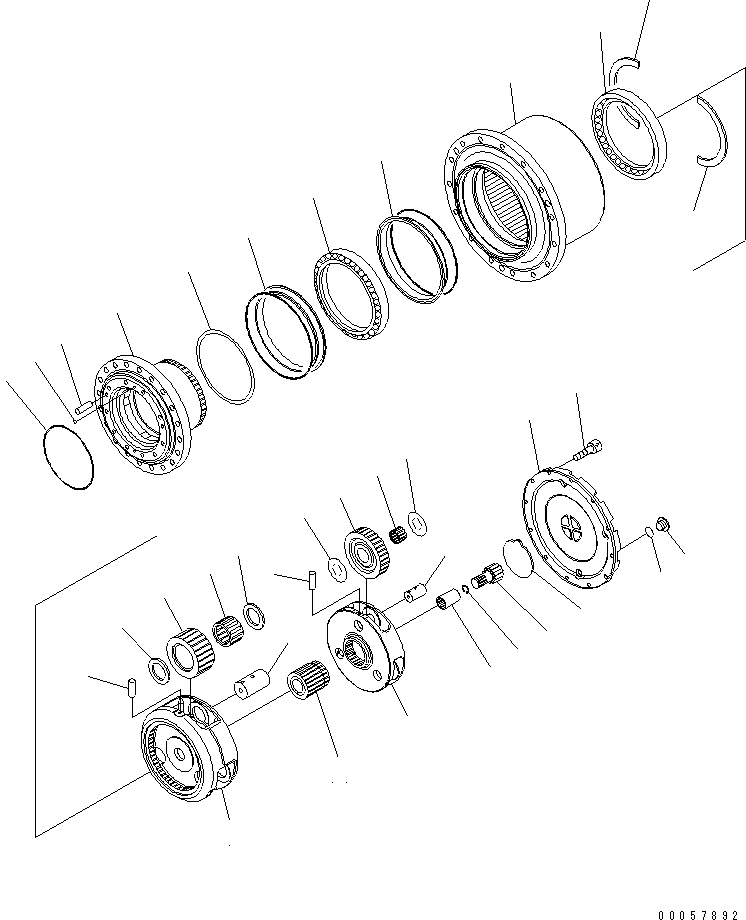 Крышка TZ600D1014-01 KOMATSU