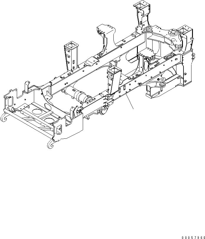 Рама в сборе 56C-46-11101 KOMATSU