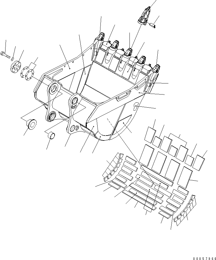 Пластина сварная 21N-939-4331 KOMATSU